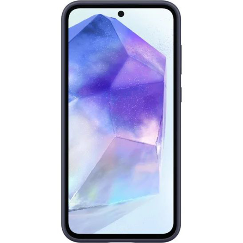Etui Samsung Silicone Standing Grip Case do Galaxy A55 5G, granatowe